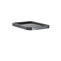 Couvercle gris plastique 40x30x3 cm - GILAC Discount