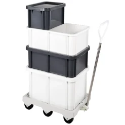 Couvercle gris plastique 40x30x3 cm - GILAC Discount
