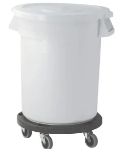 RUBBERMAID Couvercle plastique blanc Ø 50,5 cm 3,2 cm Sans couvercle Brute Outlet