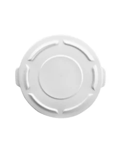 RUBBERMAID Couvercle plastique blanc Ø 50,5 cm 3,2 cm Sans couvercle Brute Outlet