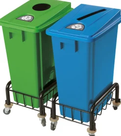 Couvercle plastique bleu Tri Selectif - PROBBAX Discount