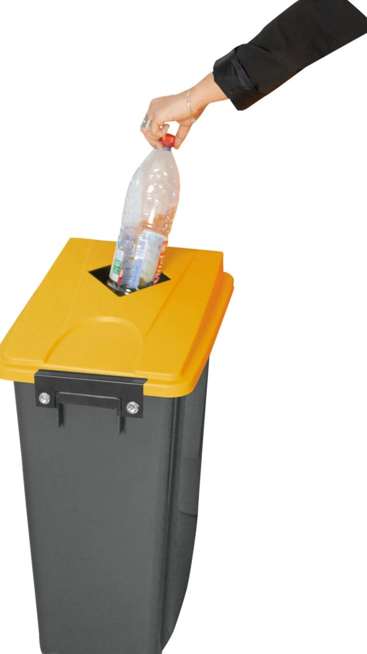 Couvercle plastique jaune Tri Selectif - PROBBAX Outlet