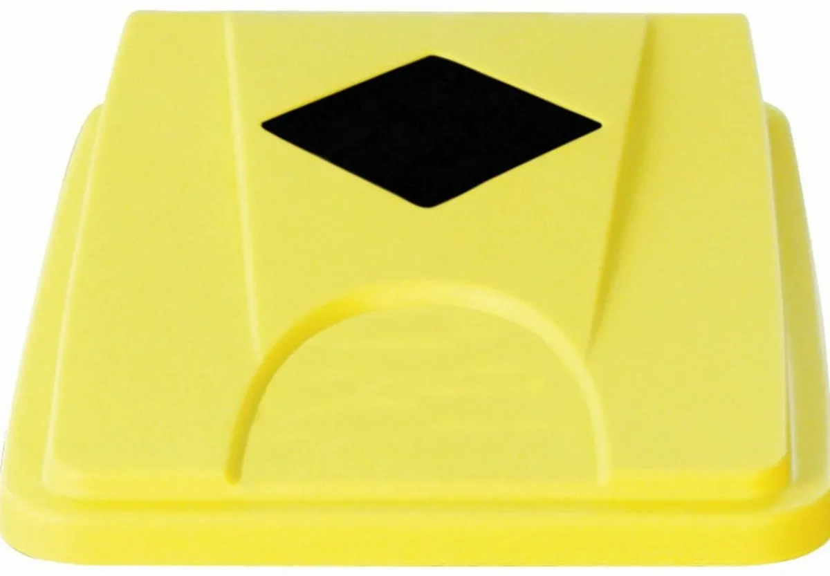 Couvercle plastique jaune Tri Selectif - PROBBAX Outlet