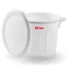 GILAC Couvercle plat pour bac 75 L rond blanc plastique Ø 61 cm 8,5 cm Discount