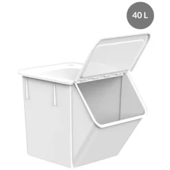 GILAC Couvercle pour bac à ingrédients 40/80 L plastique blanc 45x40,8x4,2 cm Sans couvercle New