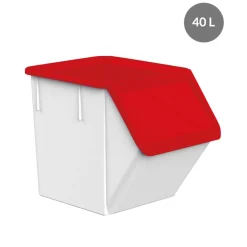 GILAC Couvercle pour bac à ingrédients 40/80 L plastique rouge 45x40,8x4,2 cm Sans couvercle Discount