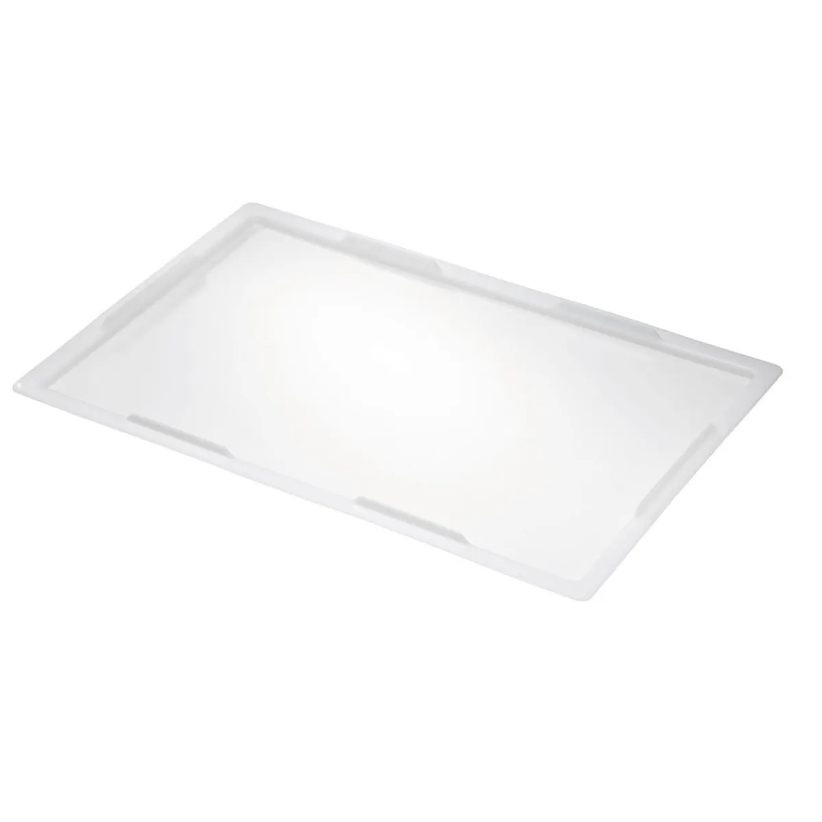 Couvercle pour bac à pâtons blanc plastique 53x32,5x2 cm - GILAC Outlet
