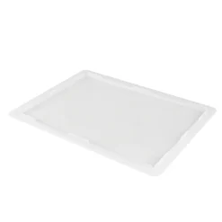 Couvercle pour bac à pâtons blanc plastique 40x30x2 cm - GILAC Discount