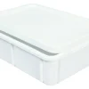 GILAC Couvercle pour bac rectangulaire blanc plastique 60x40x3,5 cm Clearance