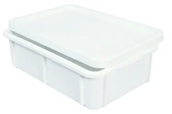 GILAC Couvercle pour bac rectangulaire blanc plastique 60x40x3,5 cm Clearance