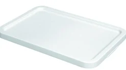 GILAC Couvercle pour bac rectangulaire blanc plastique 60x40x3,5 cm Clearance