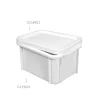 Couvercle pour bac rectangulaire blanc plastique 40x30x3 cm - GILAC New