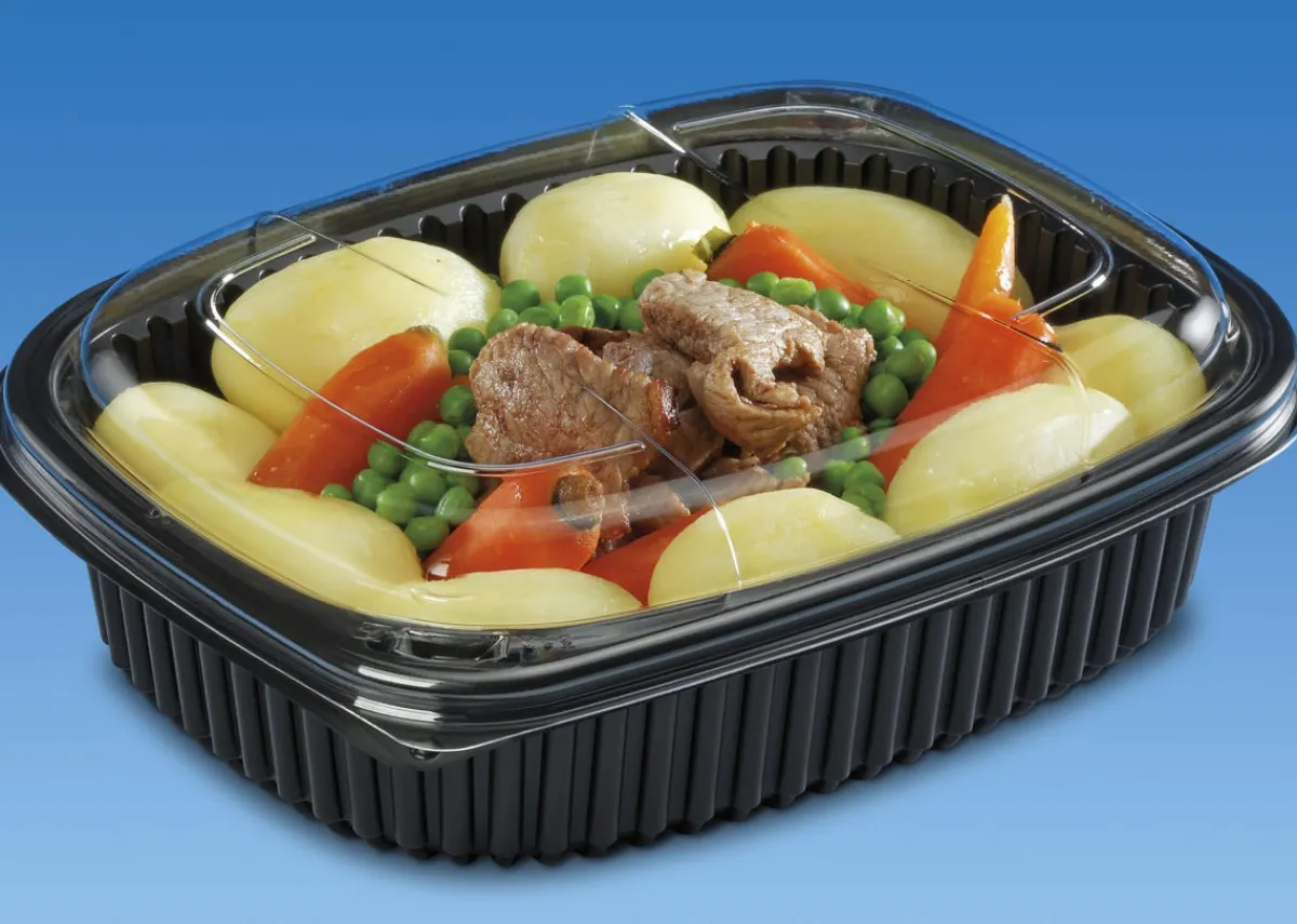 Couvercle pour barquette 80CL rectangulaire transparent 21,5x17x4 cm Cookipack (20 pièces) - ALPHAFORM Outlet
