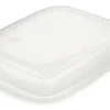 Couvercle pour barquette rectangulaire transparent 23x17x2,1 cm Fast Pac (75 pièces) - Aucune Clearance