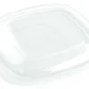 Couvercle pour barquette rectangulaire transparent 16,9x16,9x2,3 cm Fast Pac (50 pièces) - Aucune Outlet