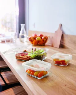 Couvercle pour boite 82cl rectangulaire transparent polypropylène (pp) 18,6 cm Food Box - ARCOROC Discount