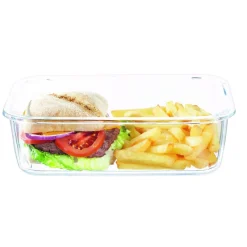 Couvercle pour boite 82cl rectangulaire transparent polypropylène (pp) 18,6 cm Food Box - ARCOROC Discount