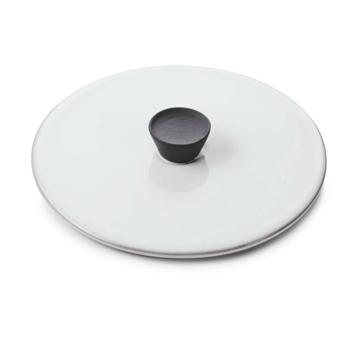 Couvercle pour cocotte blanc porcelaine culinaire Ø 12 cm Caractère - REVOL Outlet