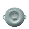 REVOL Couvercle pour cocotte induction porcelaine Gris nuage Ø 31 cm Bombance Discount