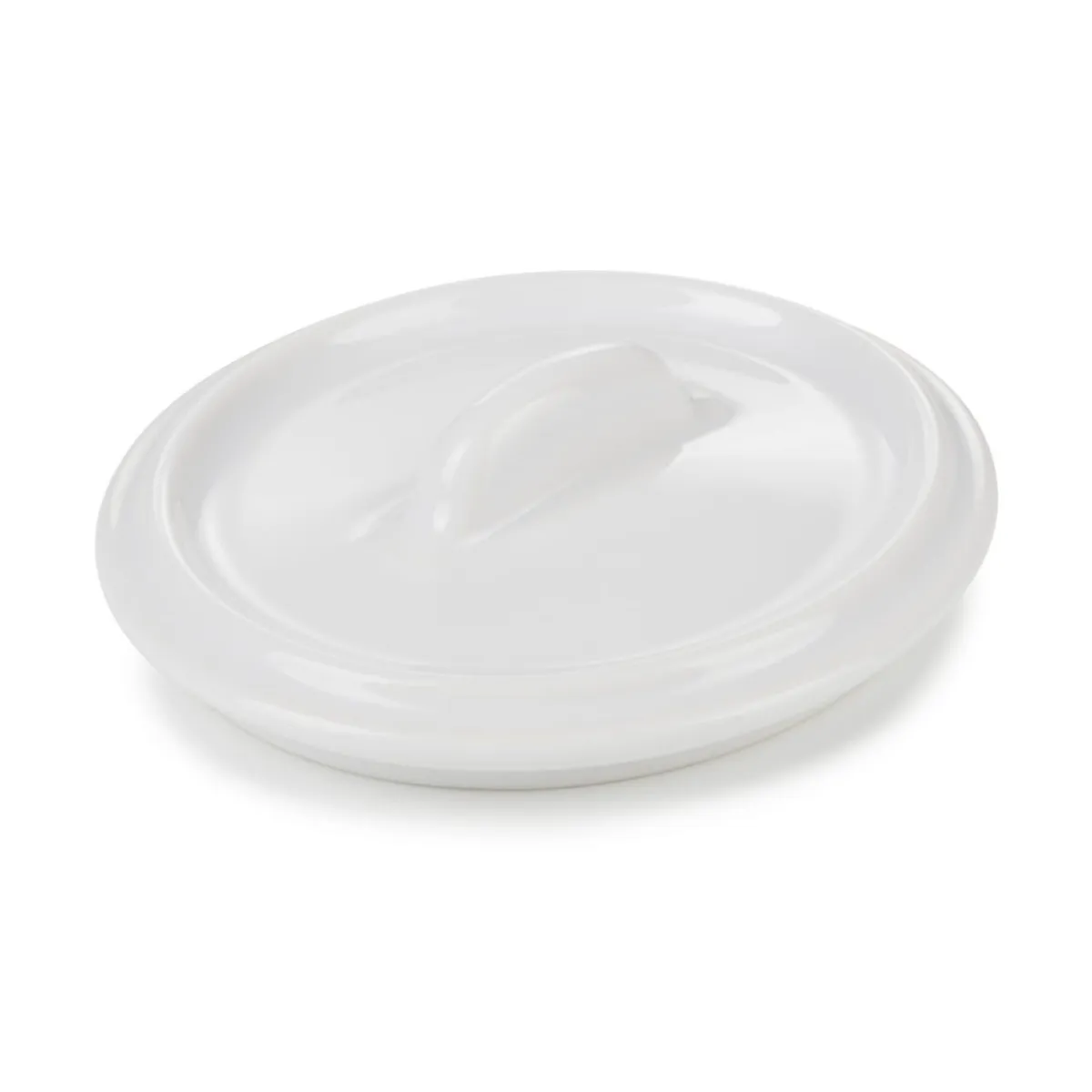 Couvercle pour cocotte ovale blanc porcelaine culinaire 7,5x7 cm Belle Cuisine - REVOL Best