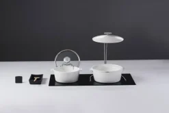 REVOL Couvercle pour cocotte rond blanc porcelaine culinaire Ø 22 cm ution 2 Hot