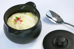RAK Couvercle pour cocotte rond gris porcelaine vitrifiée Ø 8,5 cm Chefs Fusion Discount