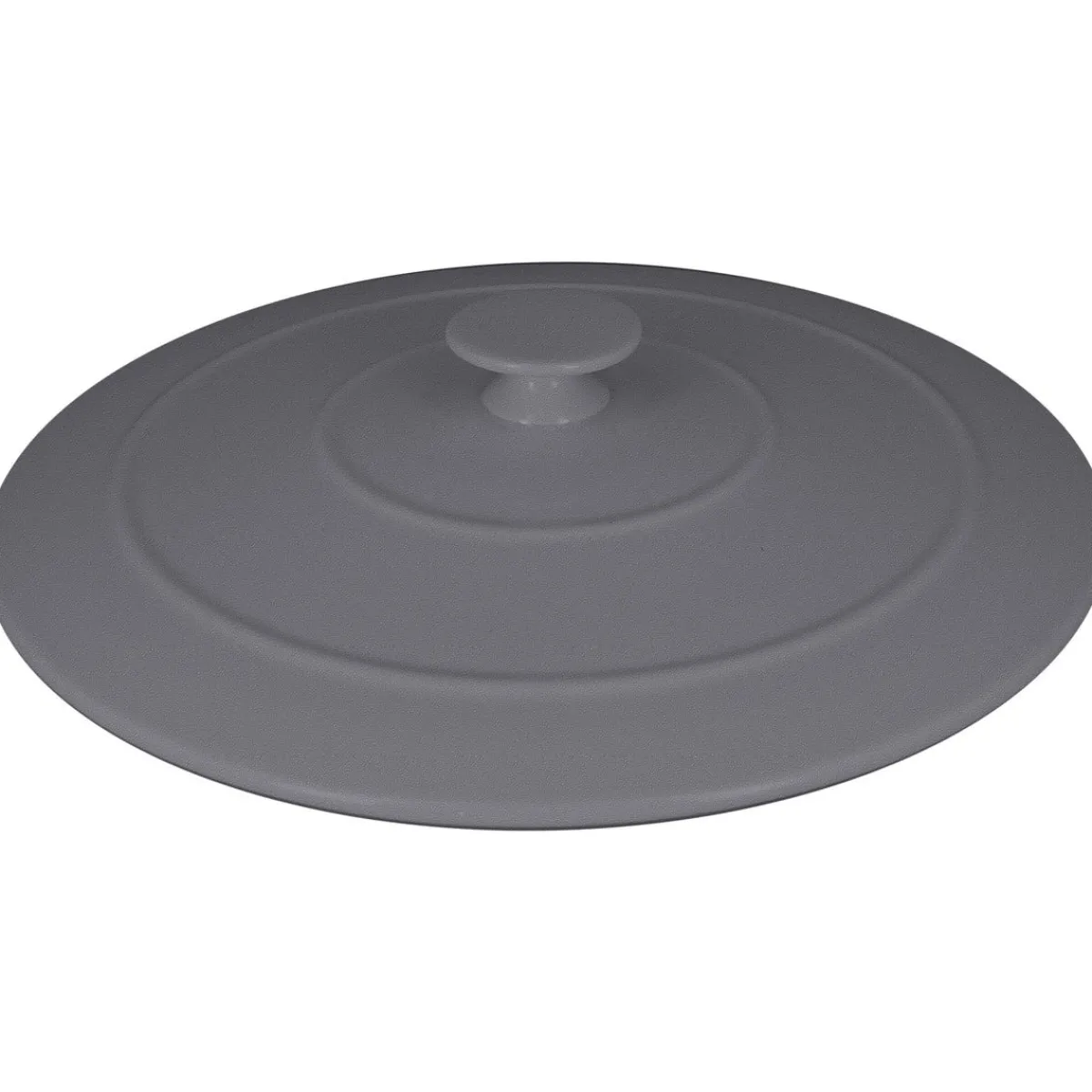 Couvercle pour cocotte rond gris porcelaine vitrifiée Ø 21,1 cm Chefs Fusion - RAK New