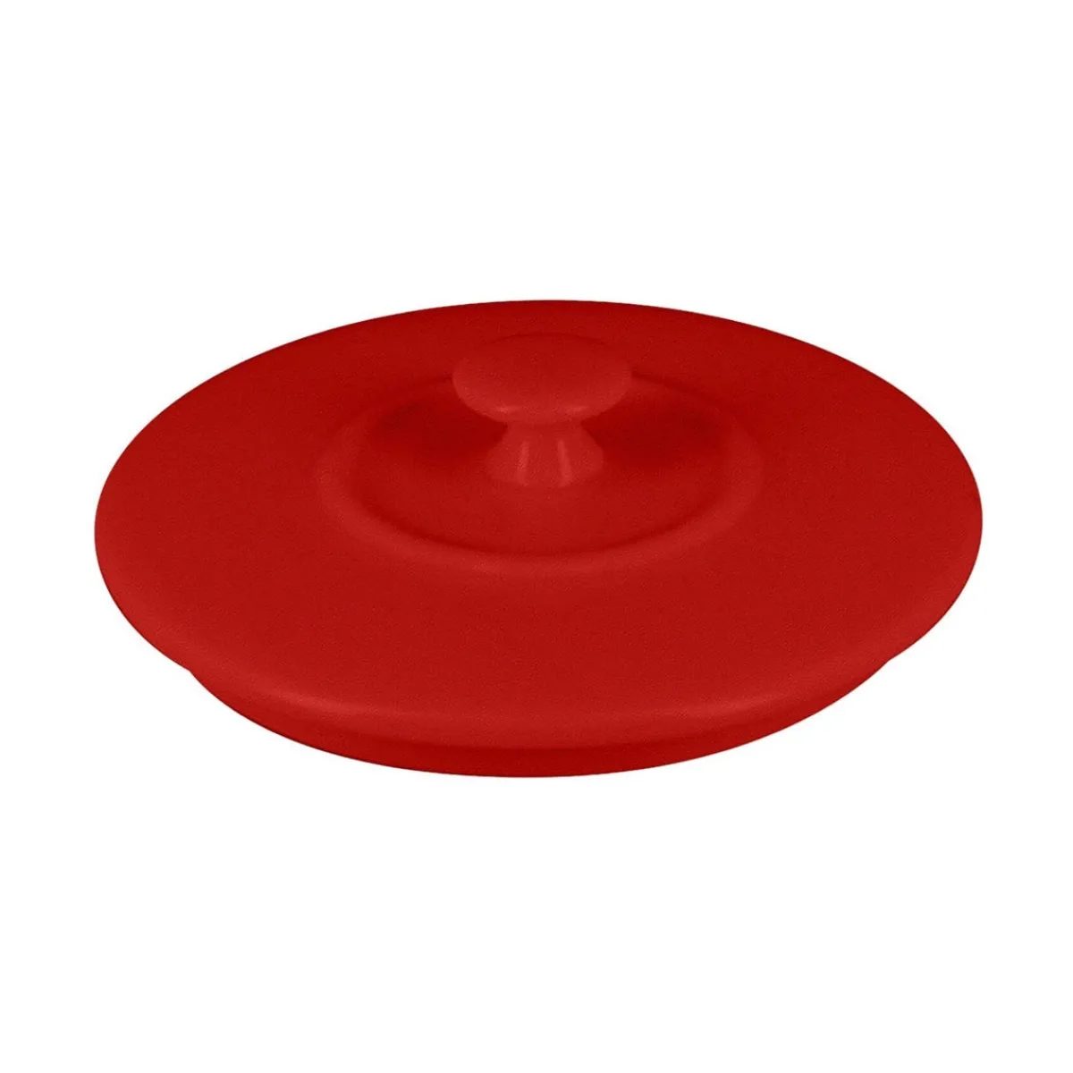 Couvercle pour cocotte rond rouge porcelaine vitrifiée Ø 8,5 cm Chefs Fusion - RAK Clearance