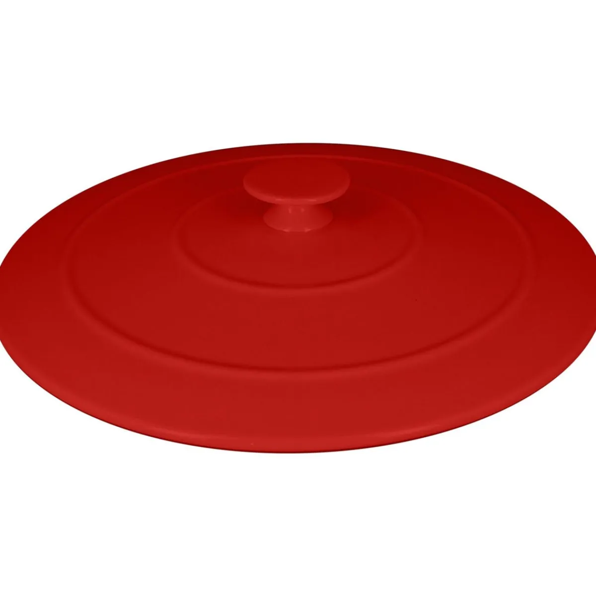 RAK Couvercle pour cocotte rond rouge porcelaine vitrifiée Ø 21,1 cm Chefs Fusion Best