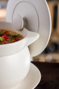 RAK Couvercle pour cocotte rond rouge porcelaine vitrifiée Ø 15,8 cm Chefs Fusion Sale