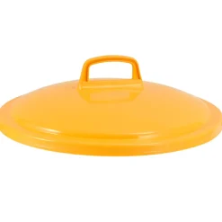 GILAC Couvercle pour conteneur 75 L jaune plastique Ø 56 cm 16 cm Sale