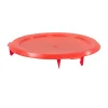 Couvercle pour conteneur 75 L rouge plastique Ø 61 cm 8,5 cm - GILAC New
