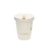EARTH ESSENTIALS Couvercle pour gobelet blanc papier Ø 7,4 cm Oxstal (50 pièces) Hot