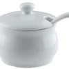 PRO.MUNDI Couvercle pour moutardier rond blanc porcelaine 2,5 cm Ø 6,2 cm Online