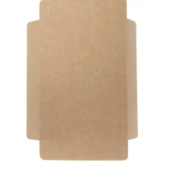 PRO.MUNDI Couvercle pour plateau rectangulaire brun carton 37x27x6 cm Oxstal (200 pièces)