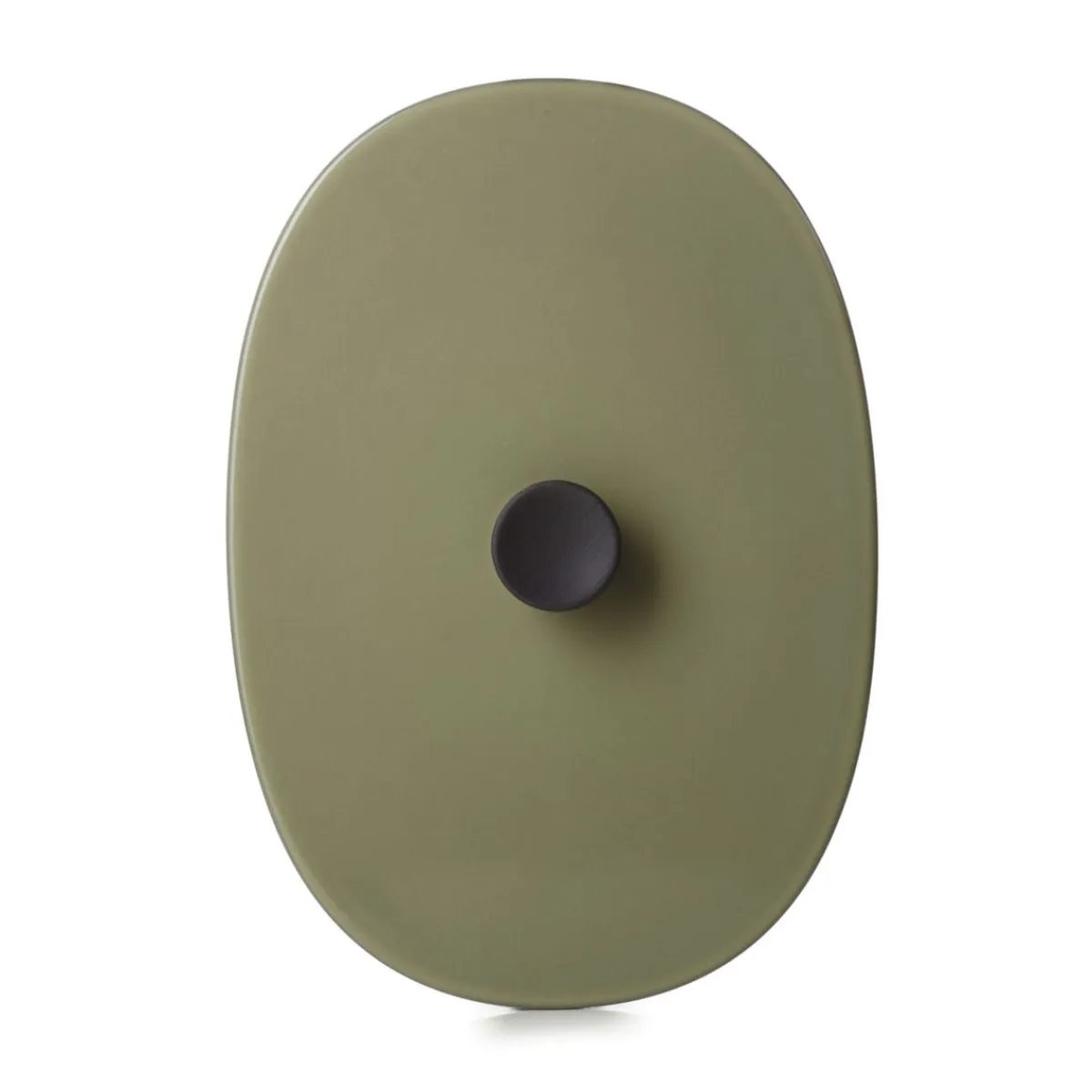 Couvercle pour plat ovale vert porcelaine culinaire 26x18,5 cm Caractère - REVOL Outlet