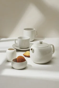 Couvercle pour sucrier rond Blanc albâtre porcelaine culinaire Ø 9 cm Madeleine - REVOL New