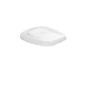 GILAC Couvercle pour support sac poubelle 120 L plastique blanc Hot