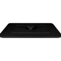RAK Couvercle pour terrine rectangulaire noir porcelaine vitrifiée 32x22 cm Chefs Fusion Hot
