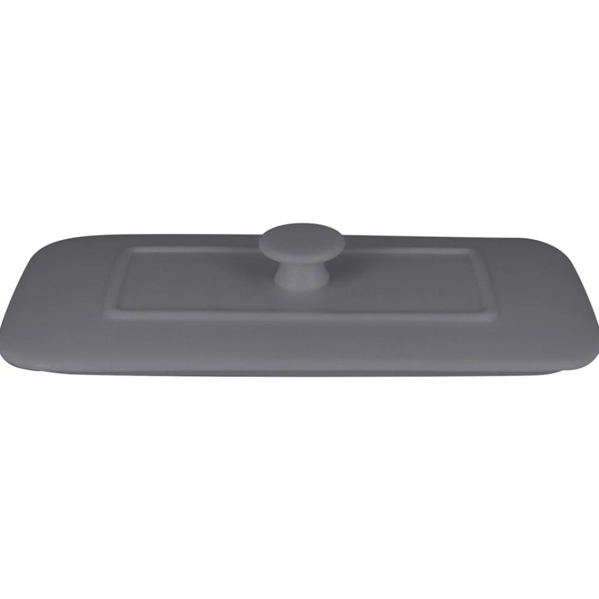RAK Couvercle pour terrine rectangulaire gris porcelaine vitrifiée 20x10 cm Chefs Fusion Discount