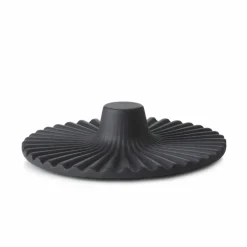Couvercle pour théière rond noir porcelaine culinaire Ø 8 cm Pekoe - REVOL Hot