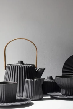 Couvercle pour théière rond noir porcelaine culinaire Ø 8 cm Pekoe - REVOL Hot