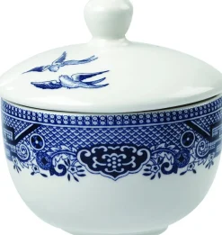 Couvercle pour théière rond Sandrigham Willow Blue porcelaine vitrifiée Vintage Prints Willow - CHURCHILL Sale