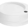 Couvercle rond blanc bagasse Ø 9 cm (50 pièces) - HUHTAMAKI Online