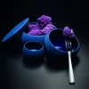 Couvercle rond bleu grès émaillé Ø 12,5 cm Gourmet - DEGRENNE Clearance