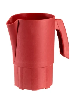 SAINT ROMAIN Couvercle rouge fibre végétale 1 L Lilitouch Outlet