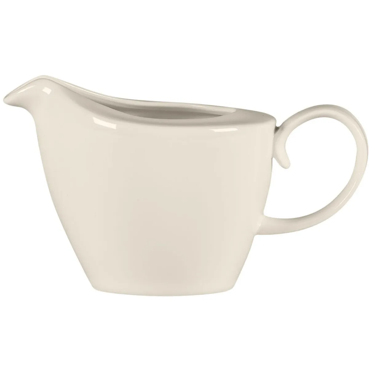 Crémier ovale blanc porcelaine bone china Ø 7,8 cm Bravura - RAK Online