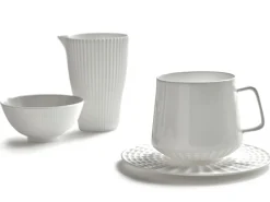 SERAX Crémier rond blanc porcelaine bone china Ø 5 cm Nido Clearance