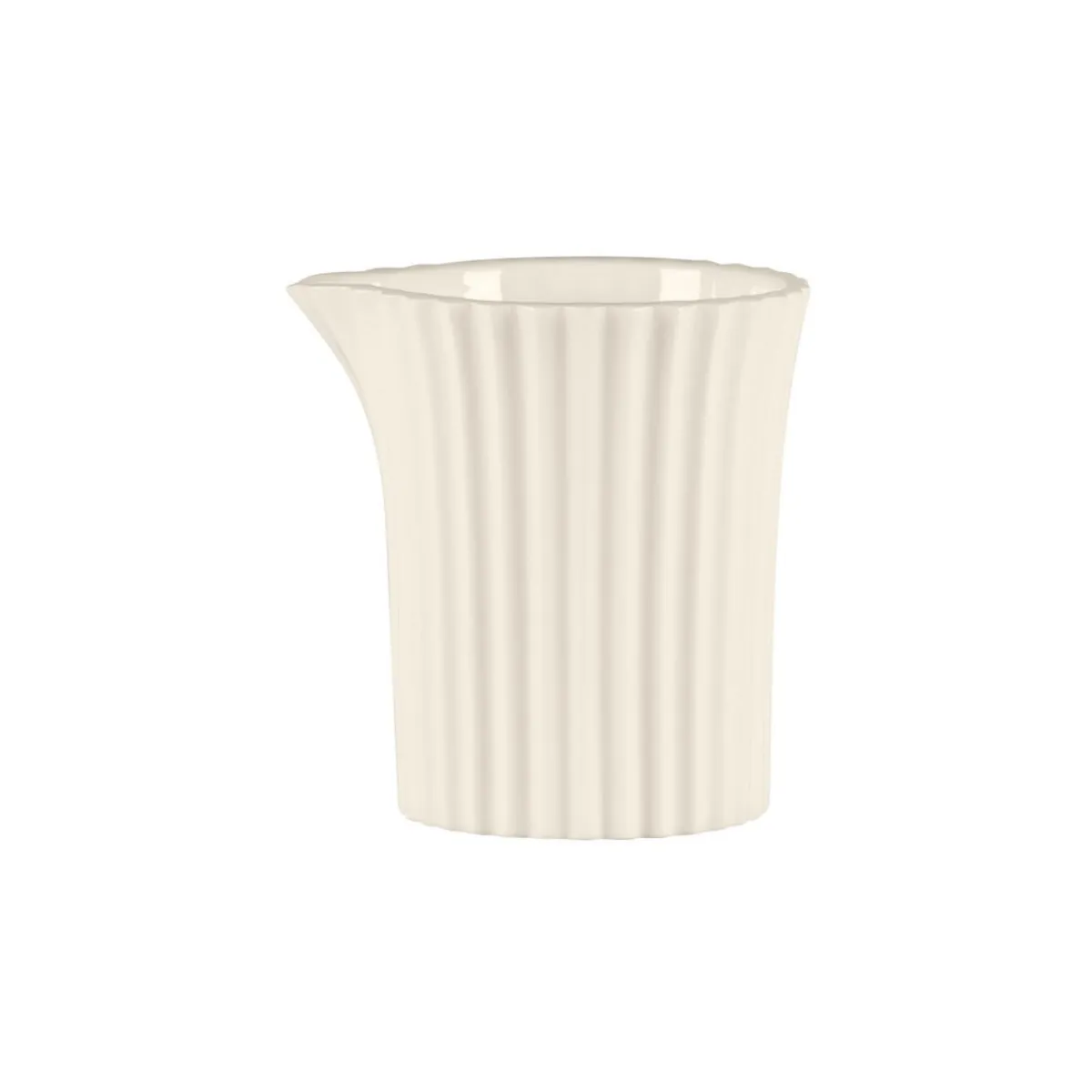 Crémier rond blanc porcelaine bone china 11,1 cl Ø 5,9 cm Spectra - RAK New