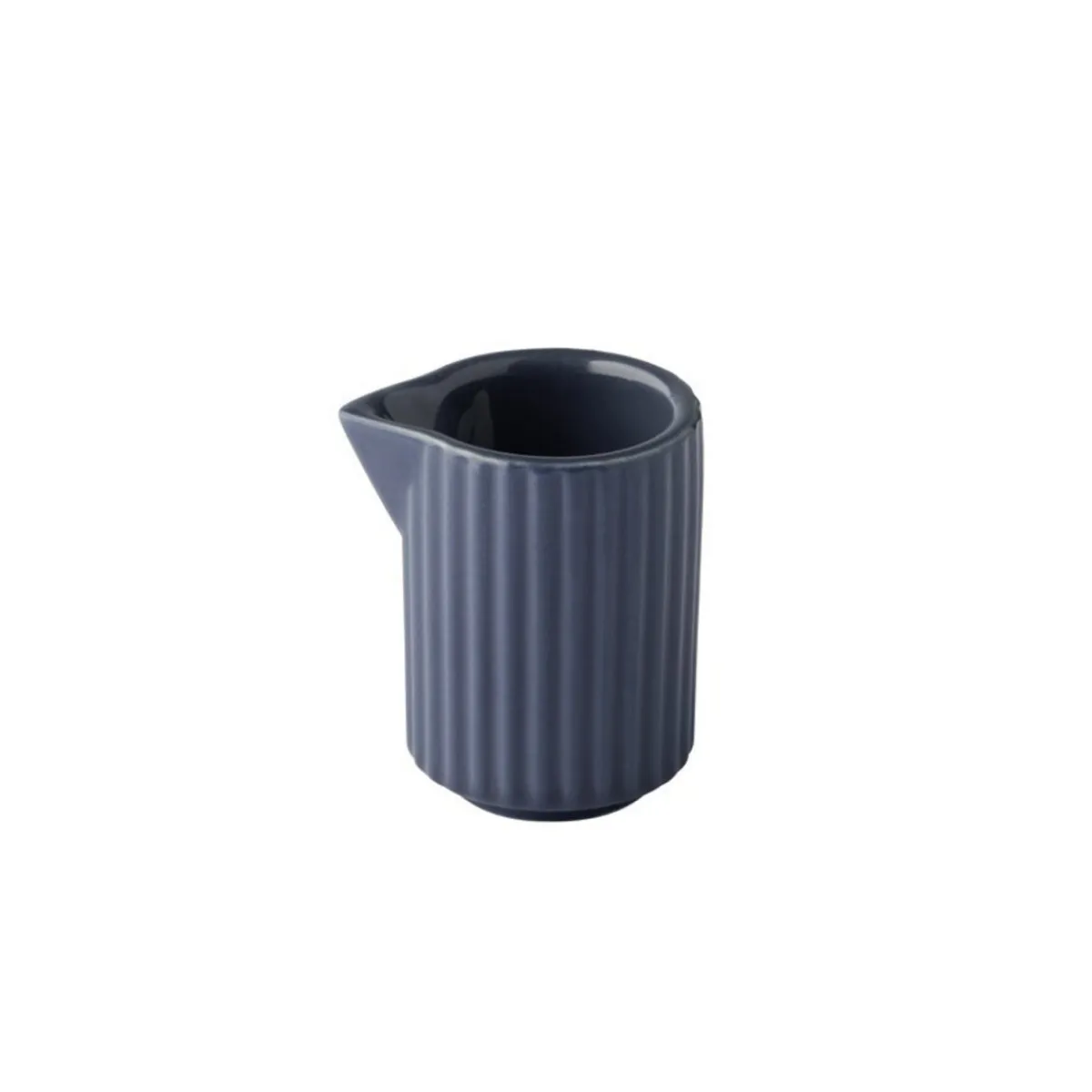 APS Crémier rond bleu marine porcelaine 4 cl Ø 4,5 cm The Grid Outlet